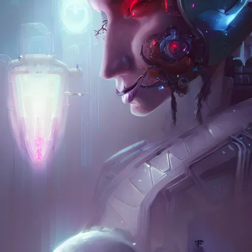 Image similar to a portrait of a cybernetic vecna, cyberpunk concept art by pete mohrbacher and wlop and artgerm and josan gonzales, digital art, highly detailed, intricate, sci-fi, sharp focus, Trending on Artstation HQ, deviantart, unreal engine 5, 4K UHD image