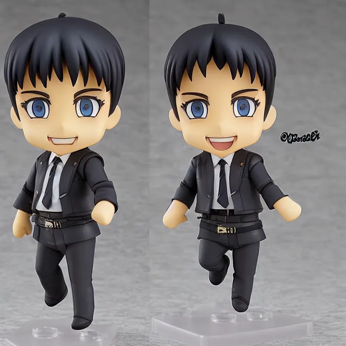 Image similar to joey tribbiani, an anime nendoroid of joey tribbiani, figurine, detailed product photo