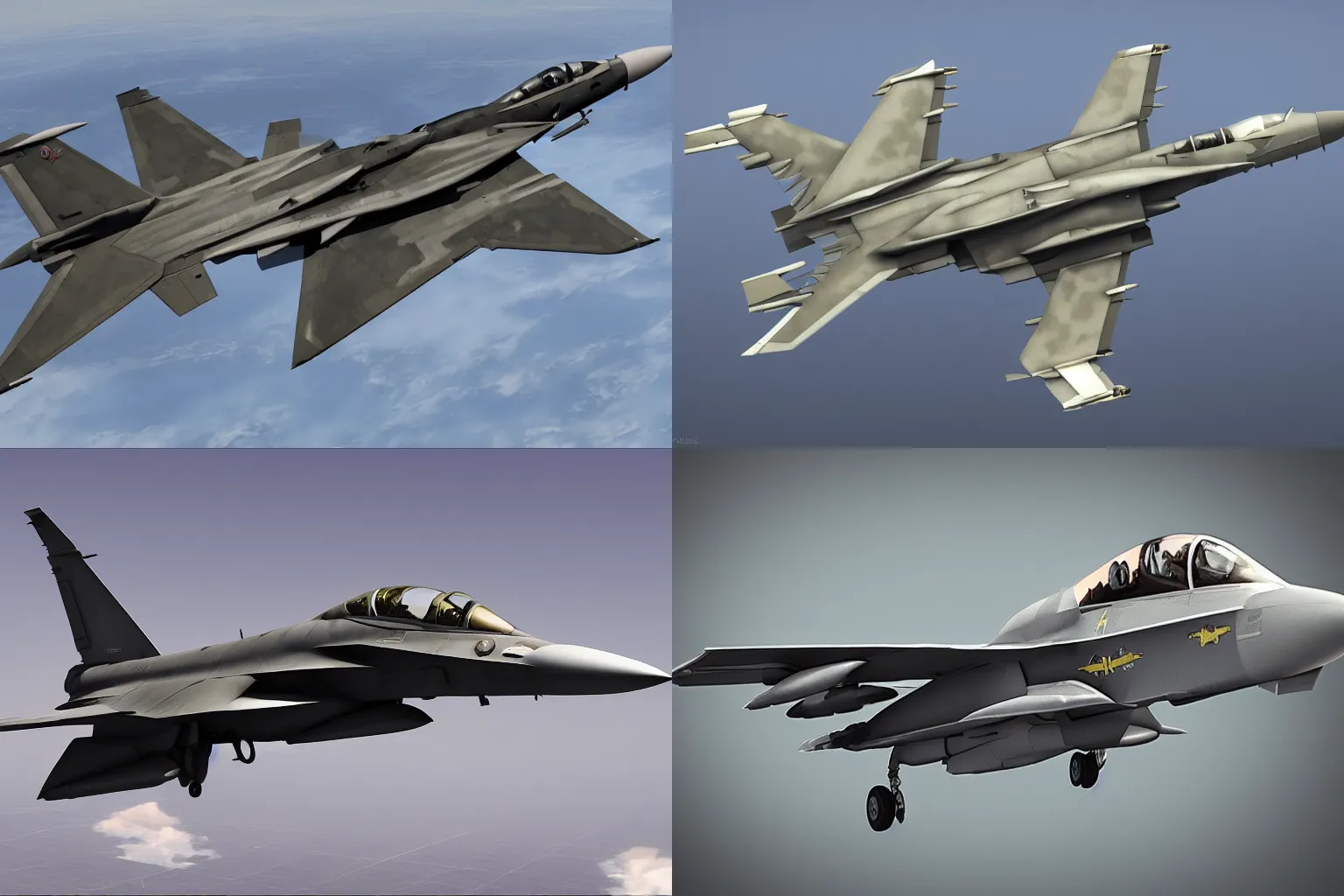Prompt: iconic fighter jet, realistic, tomcat raptor hornet falcon, digital art, trending on artstation, detailed