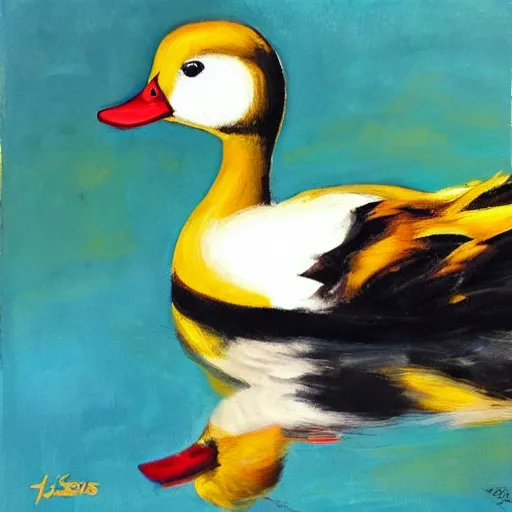 Prompt: lisa james duck