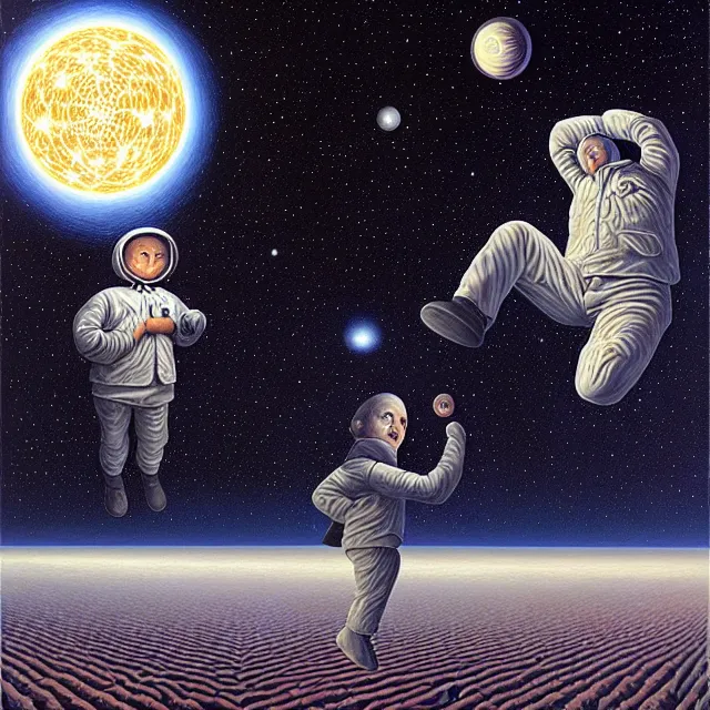 Image similar to an oil on canvas portrait of a beyond the cosmos, cosmic horror, rob gonsalves, high detail