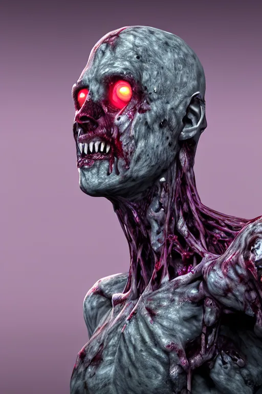 Image similar to cosmic horror zombie necromancer portrait by binx.ly rendered by discodiffusion 8k 3d unrealengine