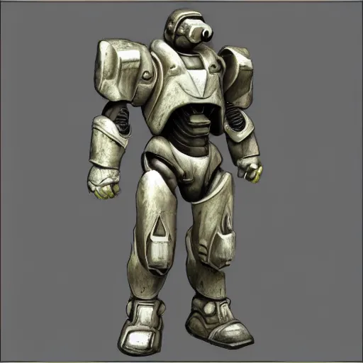 Image similar to power armor, photorealistic