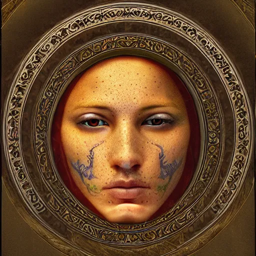 Image similar to a highly detailed portrait of a mage, intricate fractals