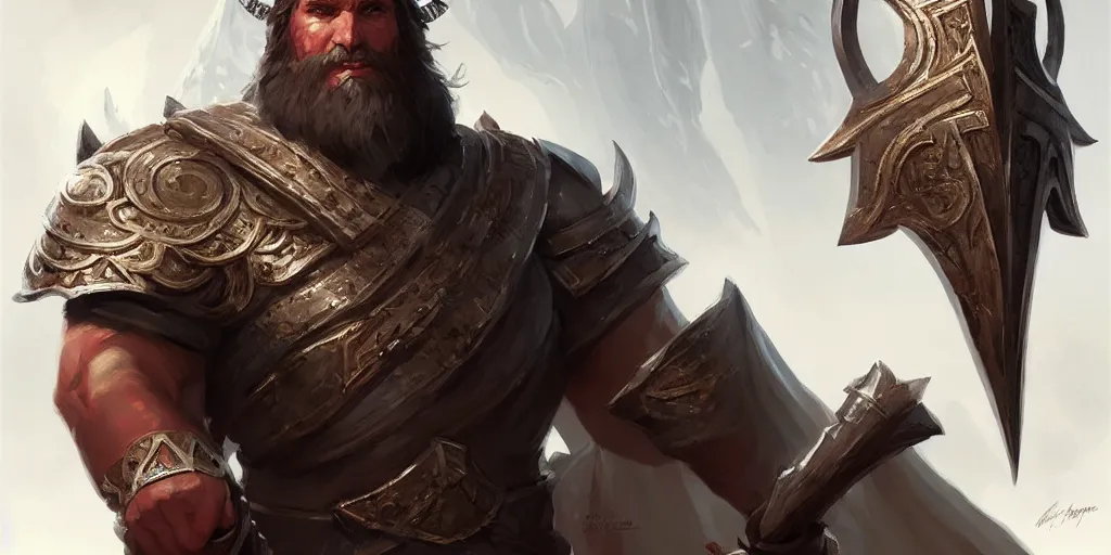 Prompt: portrait of a friendly charming formal barbarian giant noble!, imperial royal elegant clothing, elegant, rule of thirds, highly detailed, artstation, concept art, matte, sharp focus, art by greg rutkowski, cover by artgerm