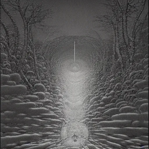 Image similar to manga panel made by zdzisław beksinski, 8 k, high details, high quality,