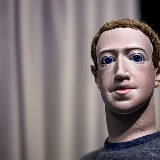 Image similar to Mark Zuckerberg as a doll made from yarn, highly detailed, high quality, HD, 4k, 8k, Canon 300mm, professional photographer, 40mp, lifelike, top-rated, award winning, realistic, sharp, no blur, edited, corrected, trending