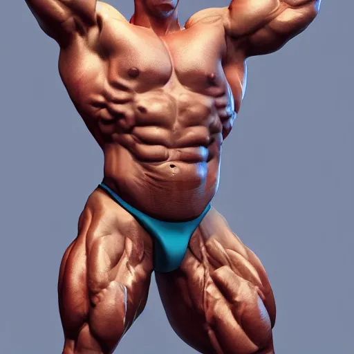 Prompt: bodybuilder George Costanza from seinfield, au naturel, hyper detailed, digital art, trending in artstation, cinematic lighting, studio quality, smooth render, unreal engine 5 rendered, octane rendered, art style by klimt and nixeu and ian sprigger and wlop and krenz cushart