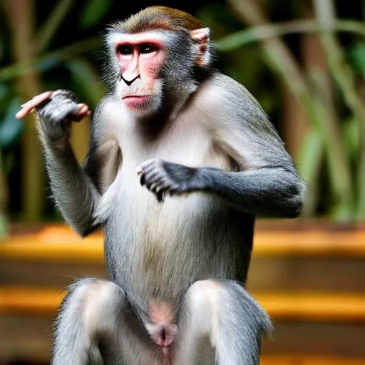 Image similar to Disco dance macaque