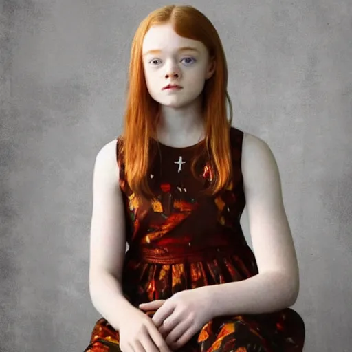 Image similar to sadie sink as a sink