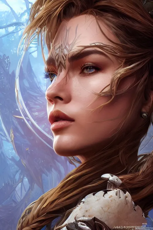 Image similar to symmetry!! portrait of sofia vergara in the style of horizon zero dawn, machine face, intricate, elegant, highly detailed, digital painting, artstation, concept art, smooth, sharp focus, illustration, art by artgerm and greg rutkowski and alphonse mucha, 8 k