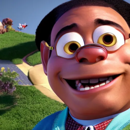 Image similar to dr dre as a pixar disney character from up ( 2 0 0 9 ), unreal engine, octane render, 3 d render, photorealistic