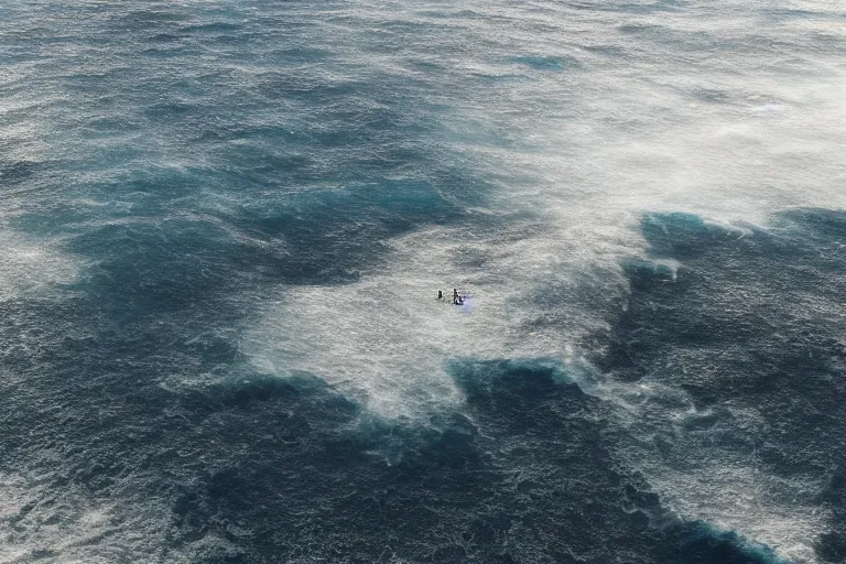 Image similar to limbus with a horde of office managers attacking the ocean, photorealistic, 8 k