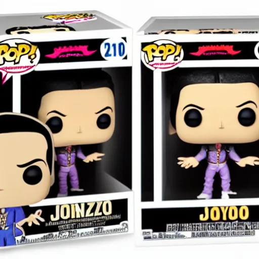 Image similar to jojos bizarre adventure, funko pop