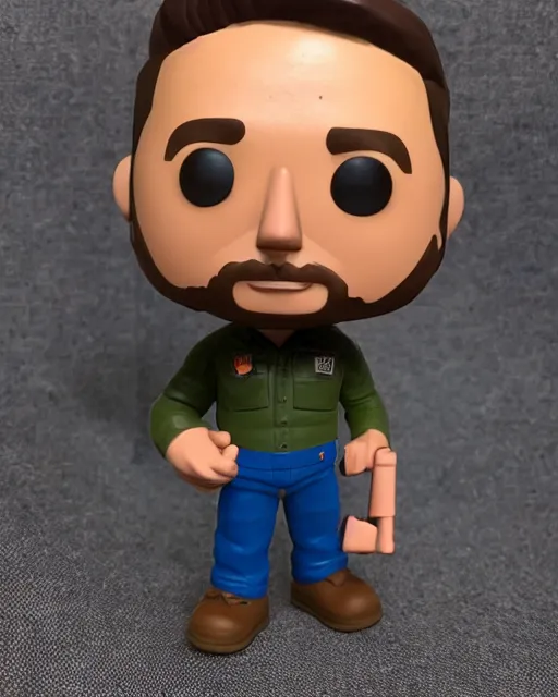 Image similar to A Tim the Toolman Taylor Funko Pop. Photographic, photography