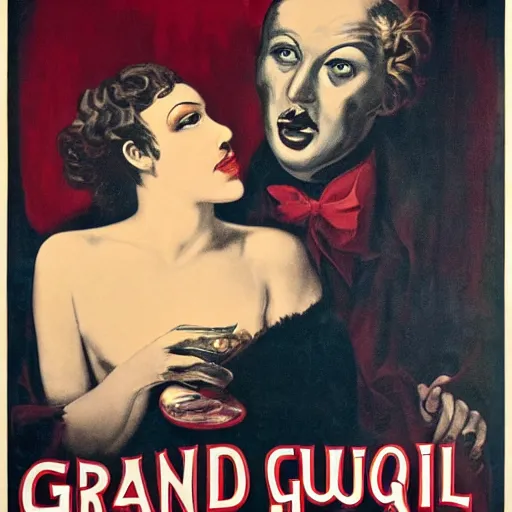 Image similar to grand guignol poster