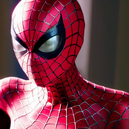 Image similar to taylor swift as gwen in the amazing spiderman, 8 k resolution, cinematic lighting, anatomically correct