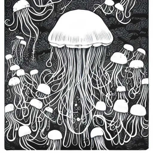 Prompt: jellyfish kingdom