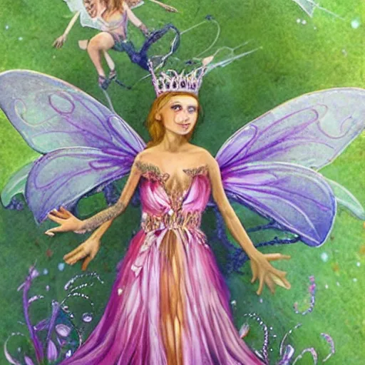 Image similar to queen of the fairies