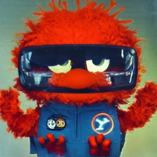 Prompt: elmo as the terminator