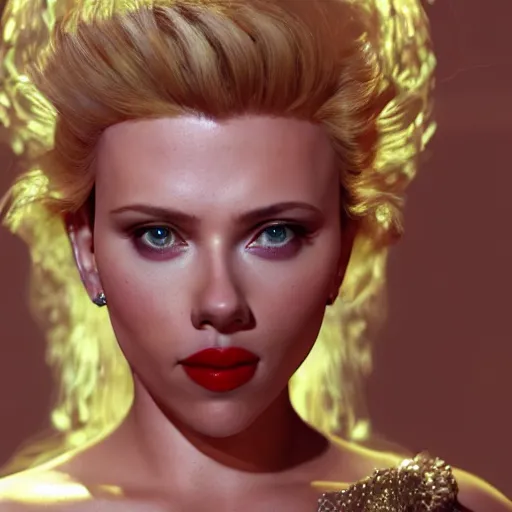 Image similar to scarlett johansson in a mermaid outfit fantasy, highly detailed face, 8 k