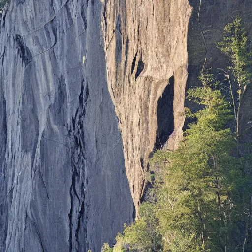 Prompt: a cliff face