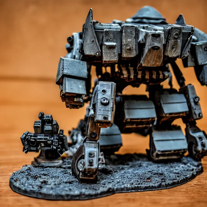 Image similar to photograph of a war mech extremely detailed. dslr. 5 0 mm.