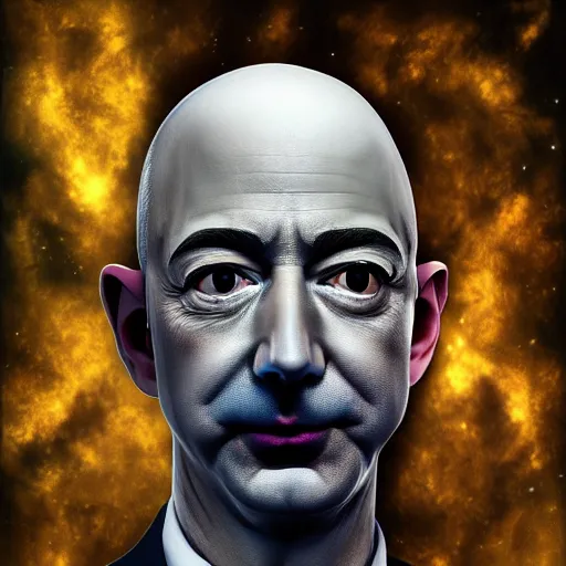 Image similar to jeff bezos scariest horror nightmare by junji ito, digital art, deepdream cosmic, 3 d high definition, trending on artstation, photorealistic, high resolution, 8 k, octane, hyper detailed, trending on deviantart insane details, intricate, elite, ornate, elegant trend, highly detailed and intricate, sharp focus, photography, unreal engine