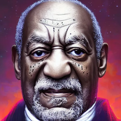 Image similar to Portrait of Bill Cosby as the emperor of humanity from warhammer 40k made by stanly artgerm lau, wlop, rossdraws, james jean, andrei riabovitchev ,marc simonetti