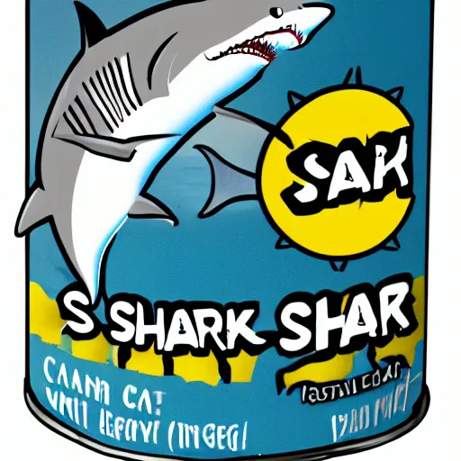 Prompt: Can of Shark Spam