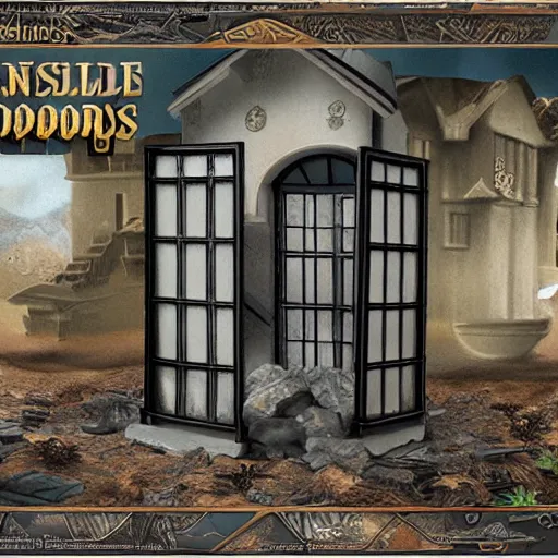 Image similar to endless doors diorama box