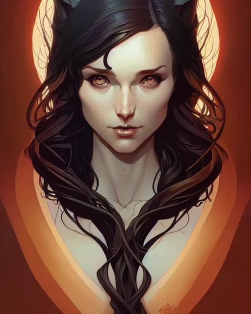 Image similar to artgerm, joshua middleton comic cover art, full body pretty female elven wood elf, symmetrical eyes, symmetrical face, long curly black hair, beautiful forest, rim lighting