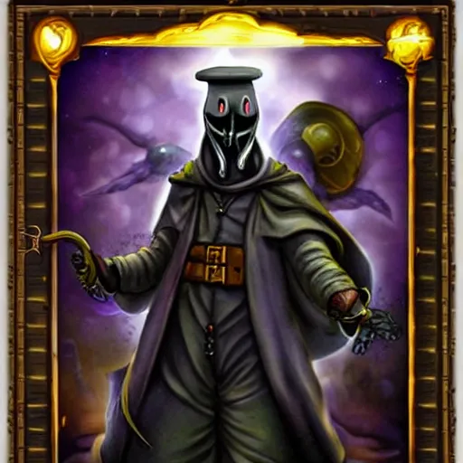 Image similar to tech plague doctor