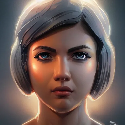 Image similar to wide shot, lego man digital art, highly detailed, digital painting, beautiful eyes!, pretty face!!, symmetry, concept art, sharp focus, illustration, art by artgerm! greg rutkowski magali villeneuve wlop! ilya kuvshinov!!, octane render