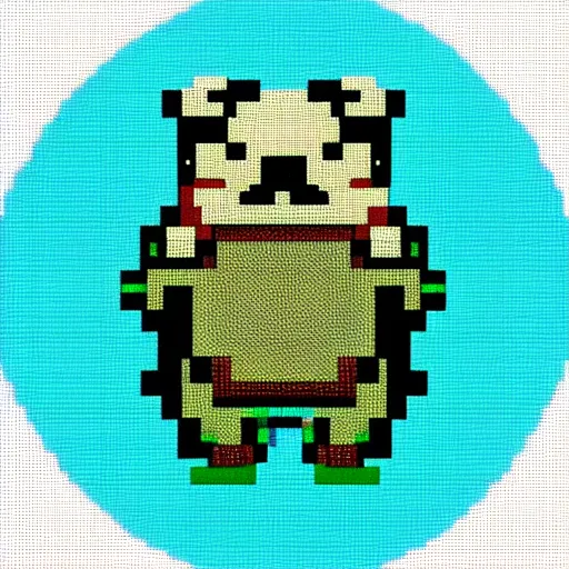Image similar to tardigrade portrait, crispy pixel art, highly detailed, 1 6 - bit, snes