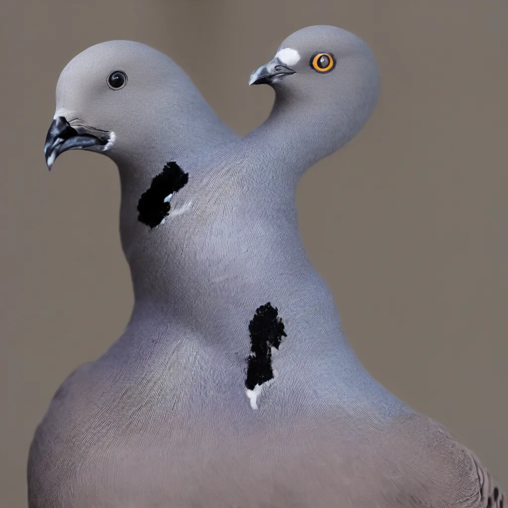 Prompt: a pigeon wearing a suit