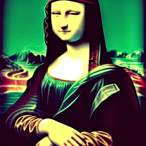 Anime Monalisa, Digital Arts by Melih Ortatepe