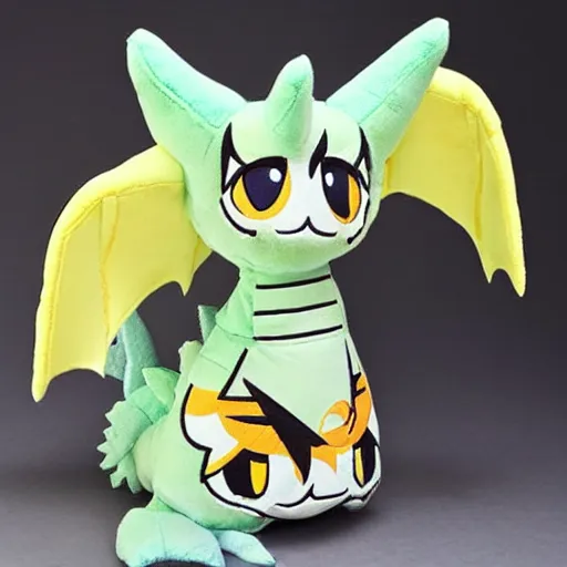 Image similar to cute fumo plush of a dragon who likes to be left alone