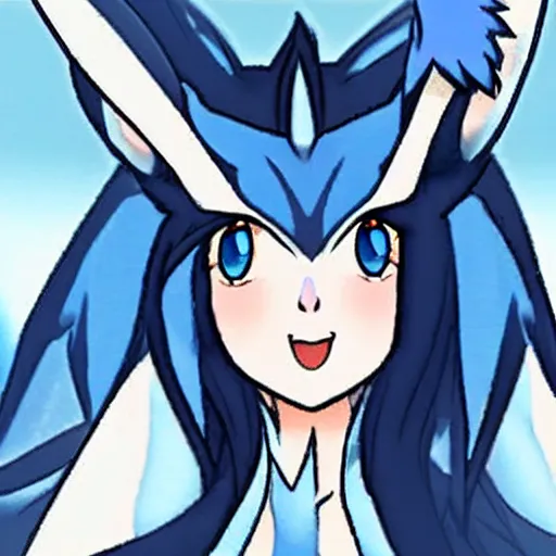 Image similar to A Glaceon ice princess