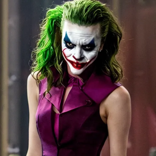 Image similar to amber heard as Joker