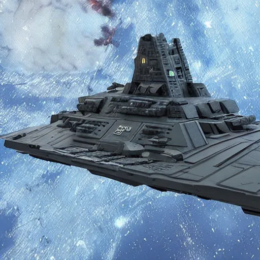 Image similar to sulaco star destroyer drop ship