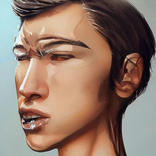 Prompt: highly detailed face, cory behance hd by jesper ejsing, by rhads, makoto shinkai and lois van baarle, ilya kuvshinov, rossdraws global illumination