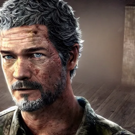 Image similar to Eric Dane as Joel in The Last of Us