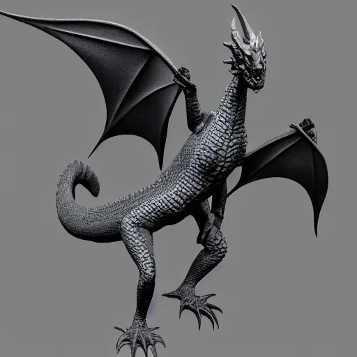 Image similar to 🔥 🐉 🧙♂, blender 3 d render,