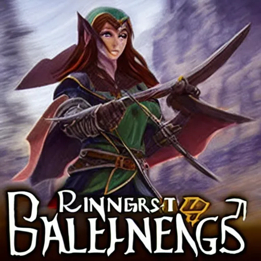 Image similar to half elf ranger dungeons and dragons