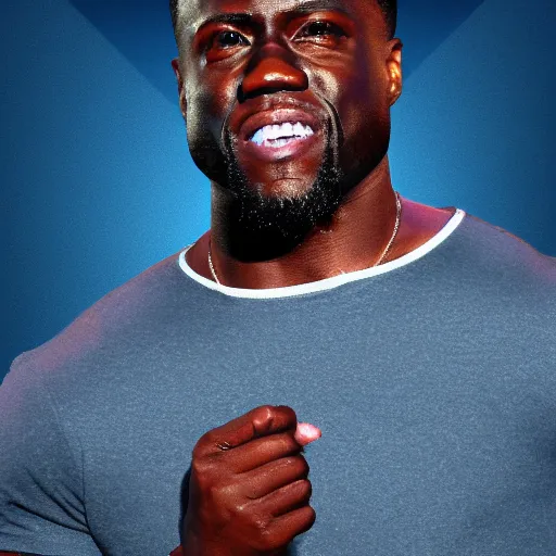 Image similar to kevin hart overweight, ultra realistic, detailed, prefect recreation, digital art,
