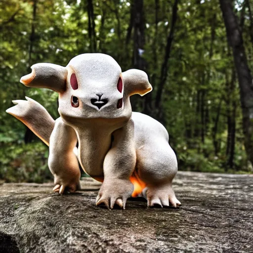 Prompt: national geographic photo of cubone, pokemon in the wild, intricate, portrait, 8 k highly professionally detailed, hdr, award winning