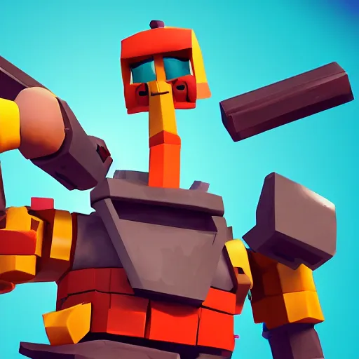 Image similar to scrap mechanic player, the mechanic, character design