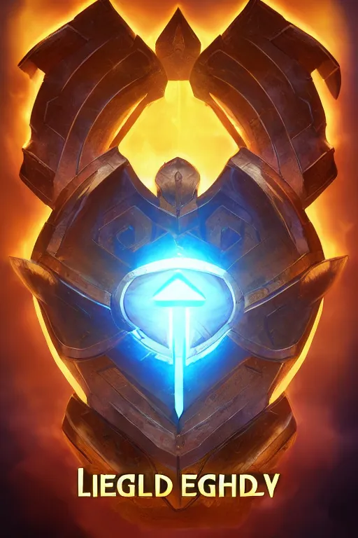 Image similar to shield fantasy epic legends game icon stylized digital illustration radiating a glowing aura global illumination ray tracing hdr fanart arstation by ian pesty and katarzyna da „ bek - chmiel