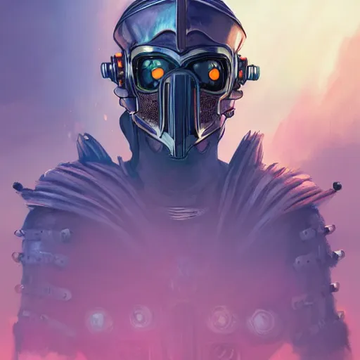 Image similar to cyberpunk viking helmet mask warrior goddess robot ninja fantasy, art gta 5 cover, official fanart behance hd artstation by jesper ejsing, by rhads, makoto shinkai and lois van baarle, ilya kuvshinov, ossdraws